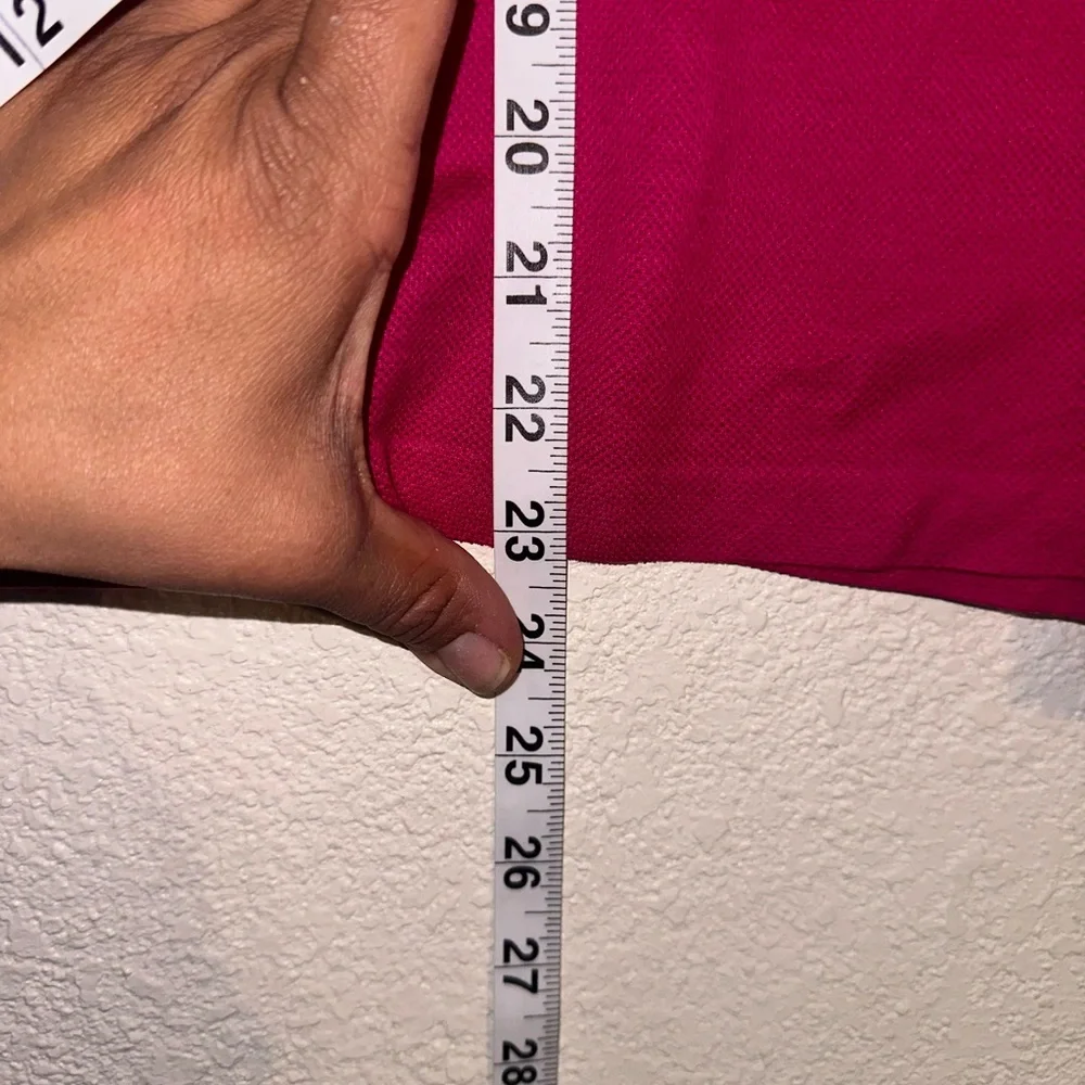 Ralph Lauren Purple Label Italy Women Magenta 3 button 100% Cotton Polo Shirt S - Picture 9 of 10